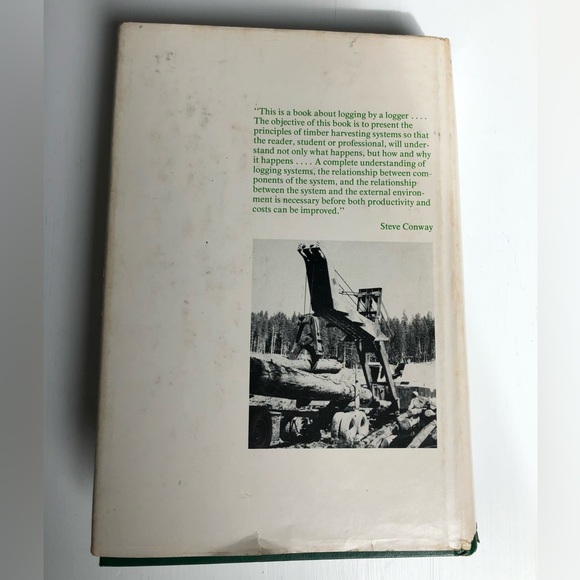 Logging Practices of Timber Harvesting Hardcover Book - Picture 2 of 16